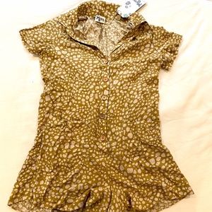 Show me your MuMu cheetah Romper